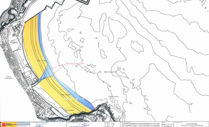 Medio Ambiente licita a rexeneracin da Praia de Sada