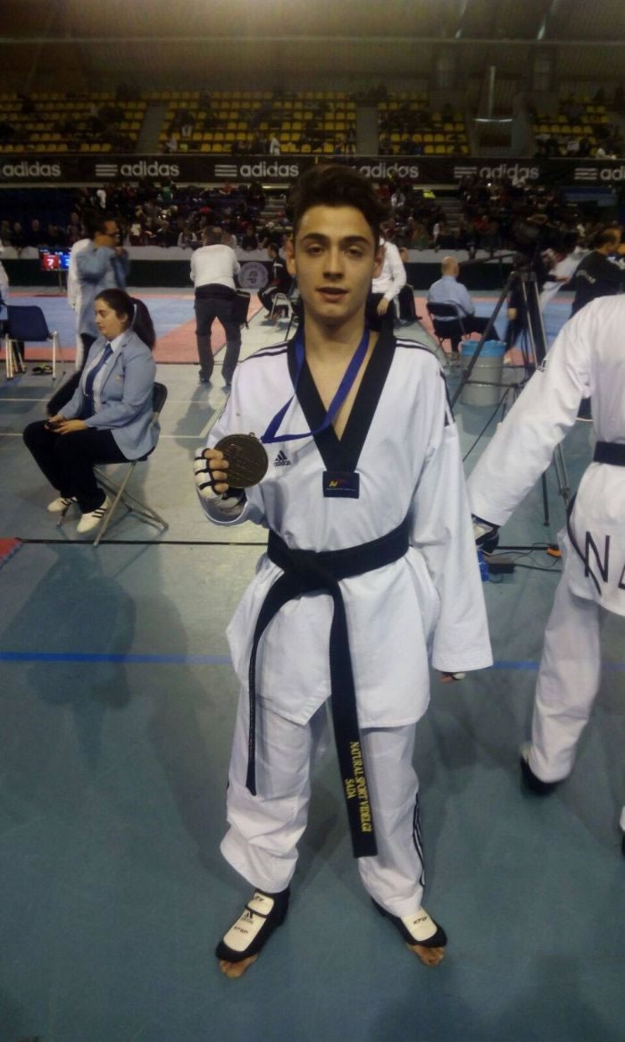 Miguel Orro Muiños, del Natural Sport Sada oro en el Open de Holanda de taekwondo