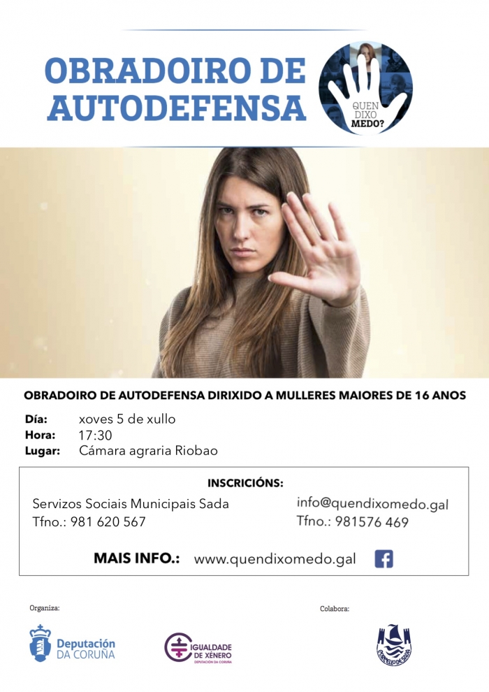 OBRADOIRO DE AUTODEFENSA PARA MULLERES