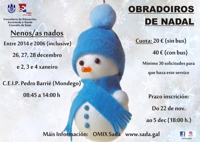 OBRADOIROS DE NADAL 2018