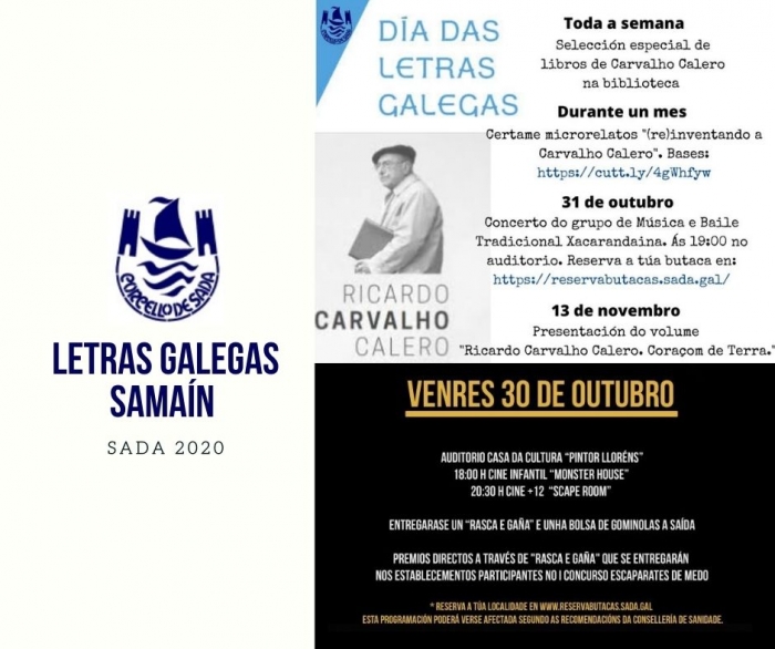 Sada ana este fin de semana las celebraciones del Saman y las Letras Galegas