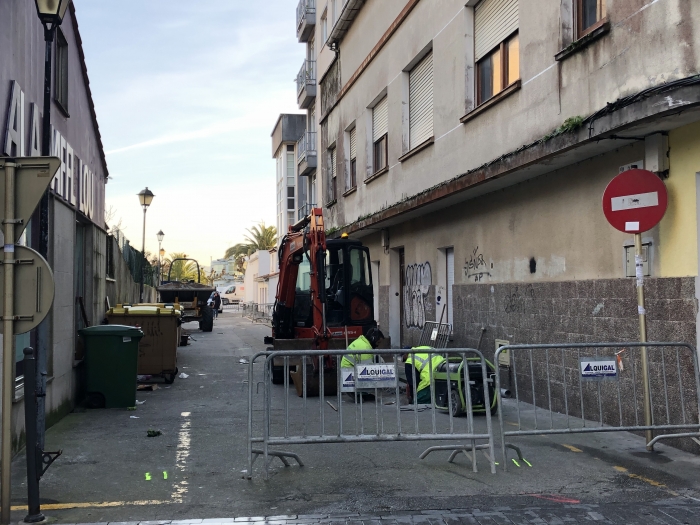 Sada comienza la humanizacin de la calle Ponte