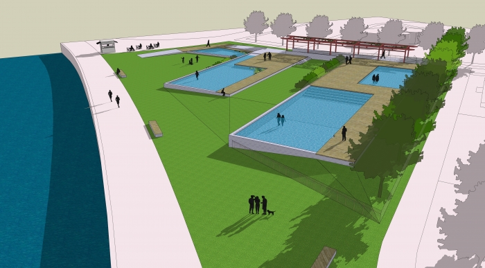 Sada evala la viavilidad urbanstica y econmica de ejecucin piscinas en el Paseo Martimo