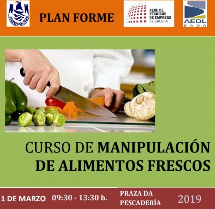 Sada organiza un curso gratuito de manipulacin de alimentos