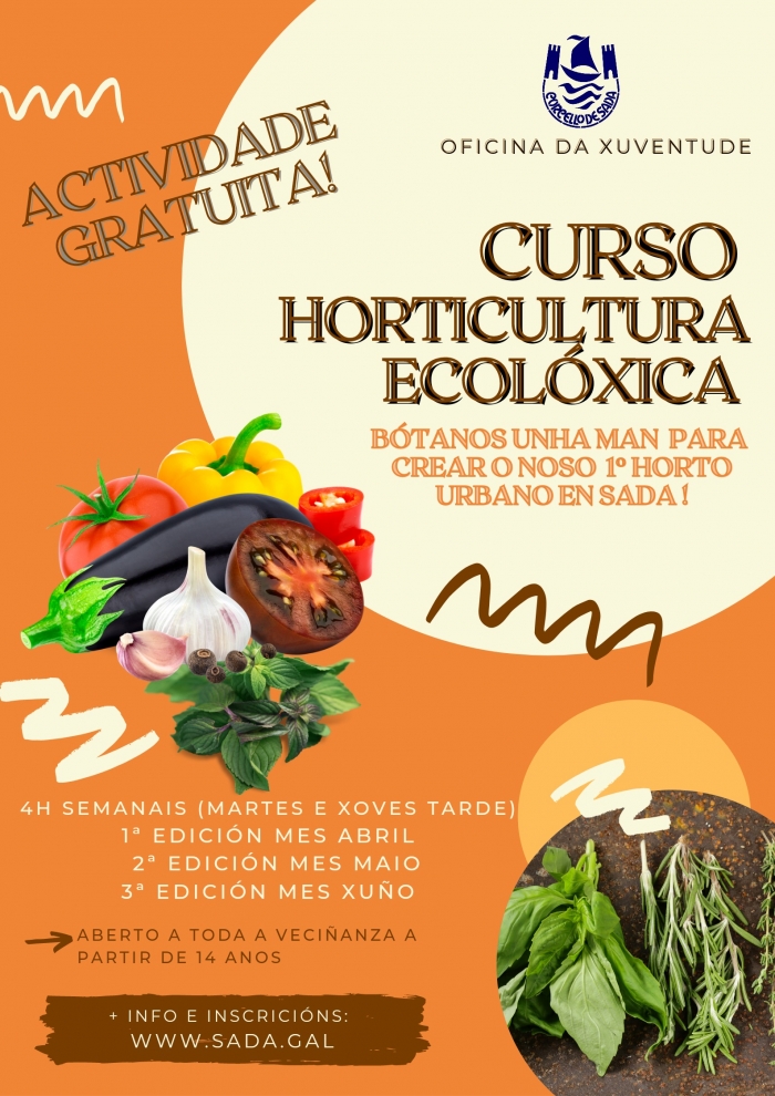 Sada programa cursos de horticultura ecolxica