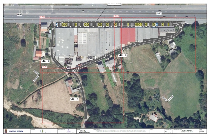 Sada proyecta la rehabilitacin integral del sistema viario del polgono industrial de Coiro