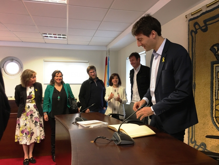 Sada recibe al Grupo de la Memoria Histrica del Parlamento Europeo