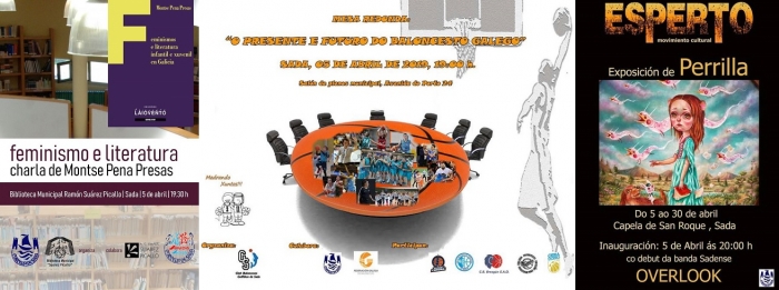Sada se llena de actos culturales, sociales y deportivos el viernes 5 de abril