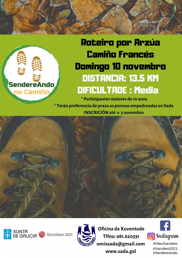 SendereAndo no Camio por Arza el 10 de noviembre
